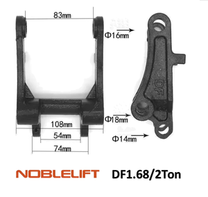 Piezas de carretilla elevadora <span class=keywords><strong>Manual</strong></span> Xilin de alta calidad Noblelift, nuevo soporte de rueda de Metal, marco de carga, estante de Rueda delantera para restaurante - Product Image 5