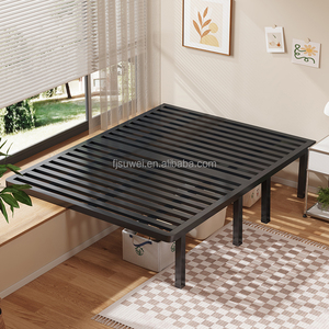 Giường đôi 1.8 hiện đại với thiết kế treo Tatami 1.5 m giường kim loại khung thép không gỉ dày cho ứng dụng phòng ngủ - Product Image 2