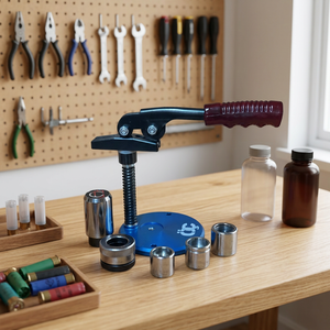 Oren Celik Makina - Mini Prensa de Acero Portátil Calibre 410 para Balas de Caza, Accesorios de Caza, 6x Duraderas, Juego de 5 Ranuras, Modelo de Firmeza Suave - Product Image 1