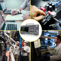 Hantek DSO2D15 Oscilloscope numérique 2 Canauxs150Mhz Stockage USB Multimètre Portable Testeur