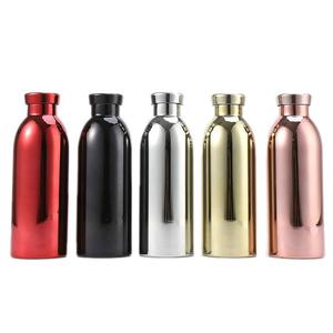 Populaire en gros 500ml flacon à vide galvanoplastie bouteille d'eau en acier inoxydable pour le sport - Product Image 1
