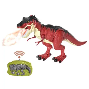 2.4G T-Rex Afstandsbediening Dinosaurus Met Nevel Spuit Licht Geluiden Realistisch Lopen Rc Dinosaurus Speelgoed Voor Jongens Kinderen