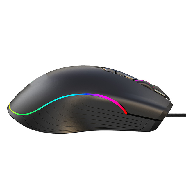 Hot Sales DPI8000 Gaming Mouse  Office Mouse Wired RGB Backlit for Desktop/Laptop Ergonomic Waterproof With USB