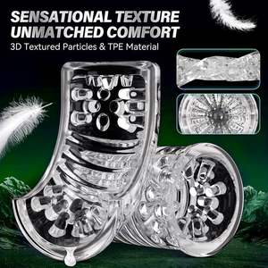 Masturbador Masculino Eléctrico Tipo Vagina de Bolsillo con Ventana Visual y Manos Libres con Potentes Modos de Empuje y Rotación - Product Image 4