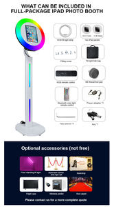 Photobooth portable pour iPad avec support Bluetooth rotatif, machine de photobooth pour fêtes et couples, disponible en entrepôts US/CA/UK - Product Image 4