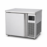 Congélateur et refroidisseur commercial compact en acier inoxydable à congélation rapide, refroidi par air, sans givre, multi-portes -40°C~0°C