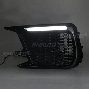 Feux de jour LED pour voiture + feux de brouillard à clignotants dynamiques ambrés pour Subaru WRX STI 2018-2020, accessoires de voiture - Product Image 5