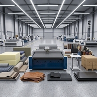 Máquina de Corte con Cuchilla Vibratoria CNC para Espuma Acústica, Aislamiento de Goma y Paneles de PET