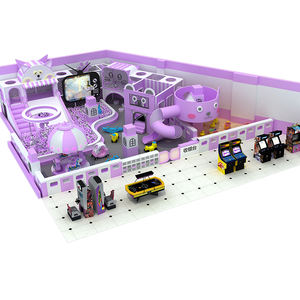 अनुकूलित इनडोर खेल के मैदान गर्म हवा के गुब्बारे थीम मिनी कारॉसेल स्लाइड बॉल पूल खिलौना हेलीकॉप्टर बच्चों के लिए - Product Image 2