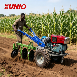 Potente Tractor Agrícola Diésel de 15 HP con Arado de Discos para Labranza de Tierras en Senegal, Malí y Burkina Faso - Product Image 1