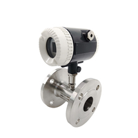 Medidor de Flujo de Turbina Líquida, Medidor de Flujo de Turbina de Acero Inoxidable para Gasolina, Diésel, Metanol, Etanol y Agua del Grifo