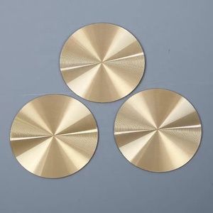 Disques métalliques ronds et ovales personnalisés, multi-tailles et couleurs, imprimés en sérigraphie moderne, motif rayon <span class=keywords><strong>de</strong></span> soleil, usinés CNC, motif <span class=keywords><strong>CD</strong></span> - Product Image 3