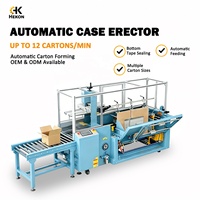 Máquina Formadora de Cajas Automática HEKON, Máquina para Armar Cajas de Cartón Corrugado, Máquina Automática para Abrir y Armar Cajas