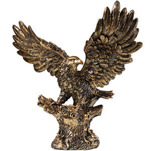 Vente en gros de résine artisanale style Art déco Aigle <span class=keywords><strong>Roc</strong></span> Ailes Sculpture bibelots pour la décoration de bureau Cadeau de pendaison de crémaillère Artisanat - Product Image 1