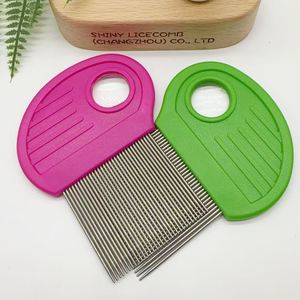 ペット用グルーミングステンレス鋼の害虫駆除製品犬用フリーコーム猫犬用ブラシターミネーターシラミコーム - Product Image 1