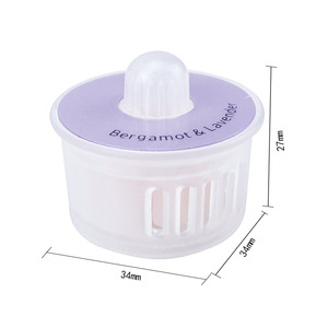 Cápsula de fragancia de bergamota y lavanda, 34mm x 27mm, desechable para robot aspirador Ecovacs T9MAX T9AIVI - Product Image 1