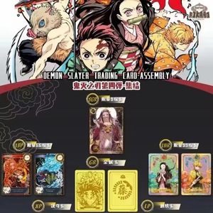 Venta al por mayor Anime 36 Box Kimetsu No Yaiba Figures Box hobby Collection TCG Juego de cartas Aikaho <span class=keywords><strong>Demon</strong></span> Slayer cartas - Product Image 3