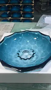 Раковина из закаленного стекла для ванной