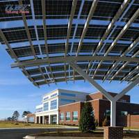 Sistema di Montaggio Solare per Carport con Pannelli Fotovoltaici, Soluzione Personalizzata, Struttura per Carport Solare da Fabbrica Cinese