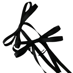 High-end black <b>bow</b> hair <b>clip</b>, Korean style, simple and versatile hair accessory, elegant and minimalist. - Product Image 5