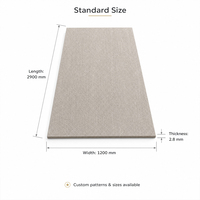 Panneau mural en faux travertin brillant UV, feuille de pierre décorative en PVC imperméable pour la décoration intérieure des hôtels et des foyers