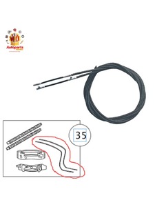 Cable de Techo Solar de Alta Calidad <span class=keywords><strong>452</strong></span> para <span class=keywords><strong>SMART</strong></span> ROADSTER HOOD W452, CABLES LARGOS, cable de techo solar Q0014817V003000000 - Product Image 4