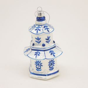 Adornos Navideños al por Mayor, Decoraciones para Árboles de Navidad, Adornos Colgantes para Puertas, Adorno Decorativo con Patrón de Porcelana China Azul y Blanca - Product Image 4