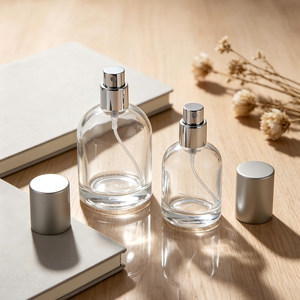 En Stock: Botella <span class=keywords><strong>de</strong></span> Perfume <span class=keywords><strong>de</strong></span> Vidrio Transparente con Atomizador, 30 ml, Tapa a Presión, Botella Recargable para Cosméticos, Gran Venta - Product Image 2