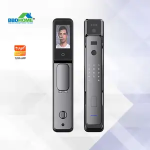 BBDHOME tuya serrure biométrique automatique rfid IC cardf Wifi APP combinaison 3D visage empreinte digitale serrure de porte intelligente avec caméra