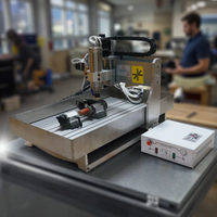 Mini routeur CNC LY 3020 3040 6040 1.5KW 2.2KW USB de bureau avec refroidissement par eau, vis à billes, machine de fraisage en aluminium, graveur, tour