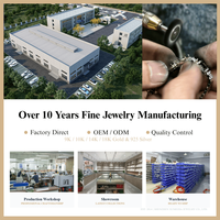 OEM&ODM IGI Sertifikalı Laboratuvarda Yetiştirilmiş Elmas 14 Ayar Altın Rodyum Kaplama Yuvarlak Kesim Bezel İşlemeli Minimalist Kadın Bilekliği (Metreyle Satılır)