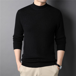 Maglione Pullover Invernale da <span class=keywords><strong>Uomo</strong></span>, Comodo e alla Moda, a Collo Tondo, Maniche Lunghe, Slim Fit - Product Image 4
