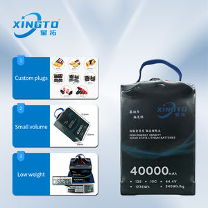 Xingto High Performance 340wh/Kg 40000Mah 28000Mah 12S 10c Cargo Drone Vtol Zware Drone Semi Solid State Battery Pack - Product Image 3