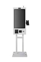 Colonne métallique épaissie personnalisable + Base large antidérapante + Comptoir de support de charge SCPOS Machine de paiement en libre-service SDK