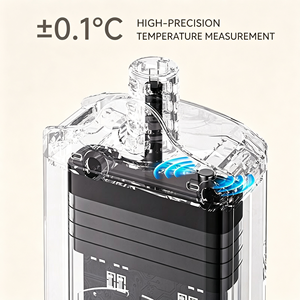 เทอร์โมมิเตอร์ติดตู้<span class=keywords><strong>ปลา</strong></span>แบบ LED ภายนอก จอ LCD แสดงผลทันที สำหรับตู้ปลา น้ำจืด น้ำเค็ม นาโน และตู้ตั้งโต๊ะ - Product Image 4