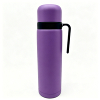 Bouteille d'eau en acier inoxydable à double paroi isolée sous vide personnalisée avec logo 201 304 316 pour le camping et les sports de plein air