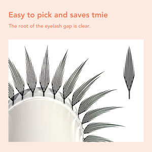DIYDAY Comic Spire Extensions de cils naturelles légères, faux cils <span class=keywords><strong>Manga</strong></span>, bouquets pré-faits pour outil de maquillage - Product Image 3