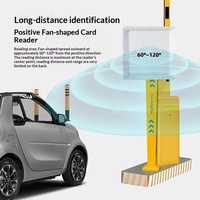 Lecteur de cartes passif longue distance UHF RFID Guangbao 6C Tête de lecture blanche ABS Étiquette électronique Lecture par induction Wiegand RS232
