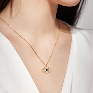 Nieuw ontwerp boze ogen religieuze ketting 925 ZILVER religieuze hanger ketting - Product Image 2