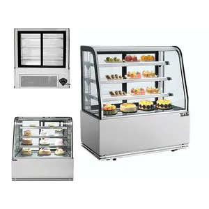 American Style Pastry Chiller Cake Display Fridge For Supermarket