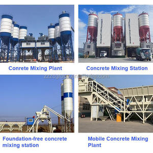 Centrale à béton horizontale à double arbre Sinoma 25m3/h-240m3/h 18.5-150 kW pour béton prêt à l'emploi - Product Image 6