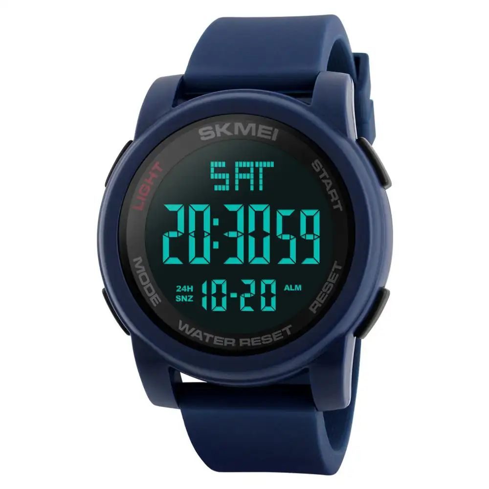 Skmei 1257 Small MOQ Led Waterproof Mens Digital Wrist Watch