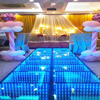 Pista de Baile LED Interactiva Magnética Inalámbrica, Luz Magnética de Vidrio Transparente, Programable, con Bloqueo Magnético, para Interiores y Exteriores