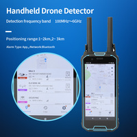 Détecteur de drone portable, capteur de signal RF 300-8000 MHz, scanner radio, équipement de détection de drone FPV sans fil longue portée