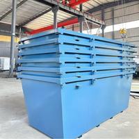 Conteneur de déchets de poubelle à sauter en acier de 8 mètres cubes avec chargeur Machines de traitement des déchets de recyclage de construction extérieure