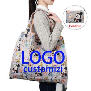 China Factory Custom Nylon Foldable Reusable Waterproof Polyester Shopping Bag <b>Folding</b> Shopping Bags Foldable - Product Image 3