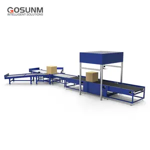 High Efficiency DWS System Dimensioning Weighing Scaning Sorting Machine with Customized Warehouse Management System