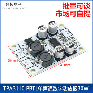 ทีพีเอ 3110 โมโนดิจิตอลแอมพลิฟายเออร์บอร์ด 30W ดีซี 12-24V สำหรับคอมพิวเตอร์ - Product Image 5