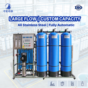 Système de filtration d'eau pour toute la maison de 2 tonnes à 5 étapes avec PLC et pompe 2000 l/h, purificateur d'eau par osmose inverse industriel et domestique - Product Image 3