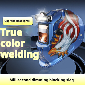 Casco de Soldadura con Atenuación Automática y Sensibilidad Ajustable para Hombre, Certificado ANSI, con Energía Solar y Visión de Color Real - Product Image 2